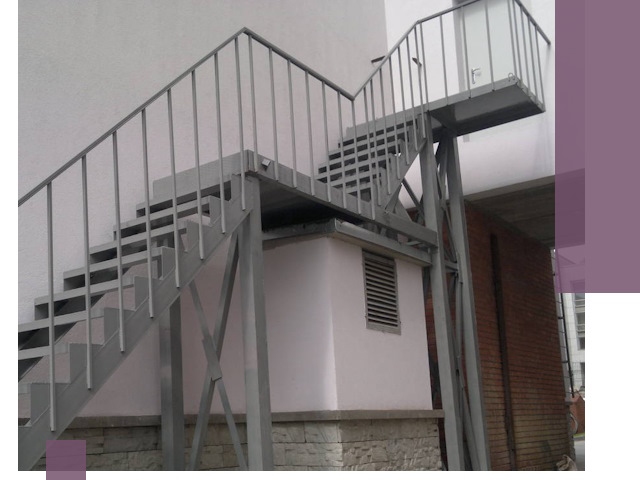 Монтаж пожарных лестниц под ключ в Елабуге с гарантией качества