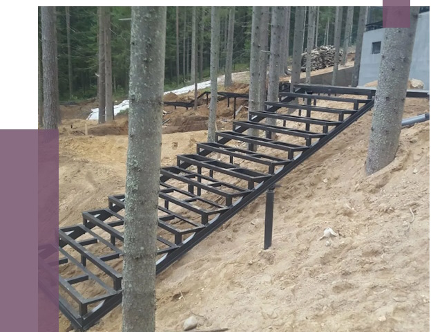 Монтаж металлических лестниц в Елабуге от 13420 руб. 