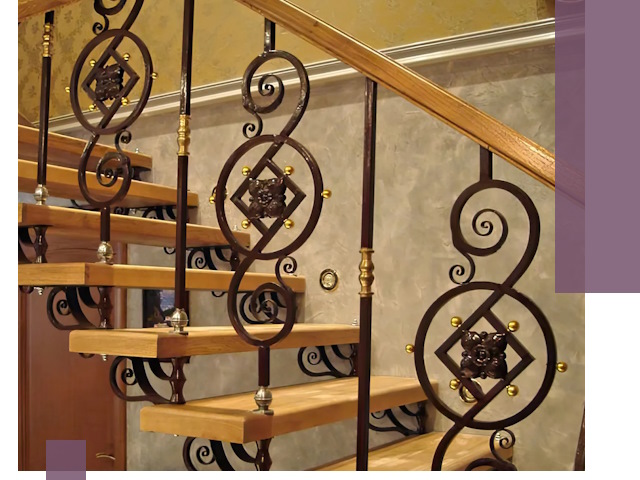 Изготовление кованых лестниц под ключ в Елабуге