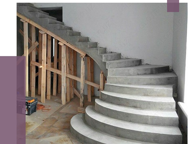 Изготовление бетонных лестниц под ключ в Елабуге от 19750 руб. | ПРОЛЁТ-Лбг