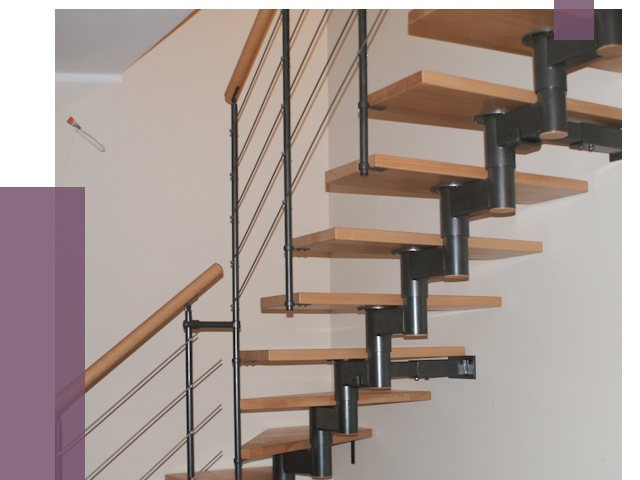 Изготовление модульных лестниц в Елабуге от 11394 руб. 