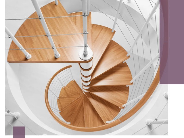 Изготовление винтовых лестниц под ключ в Елабуге