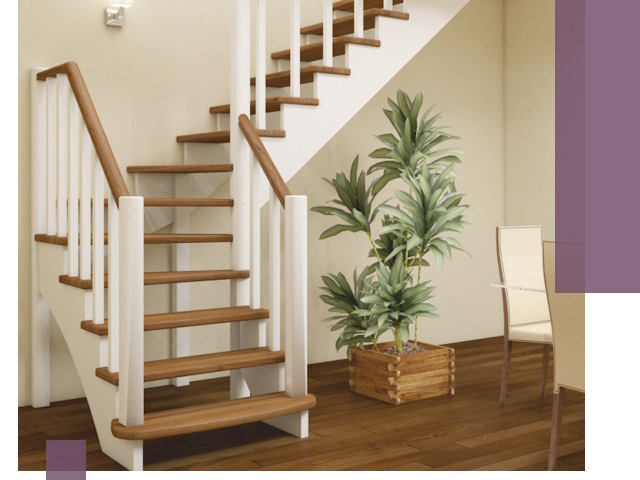 Г-образные лестницы под ключ в Елабуге — изготовление и монтаж