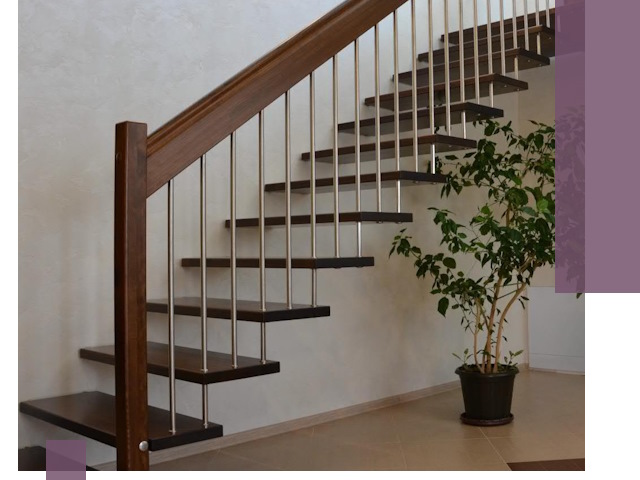 Лестницы на больцах под ключ в Елабуге – изготовление и монтаж