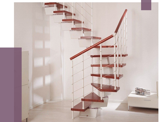 Изготовление лестниц на больцах в Елабуге от 9622 руб. | ПРОЛЁТ-Лбг