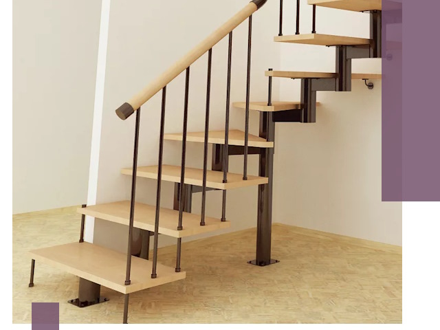 Монтаж лестниц на больцах в Елабуге — быстро и надежно