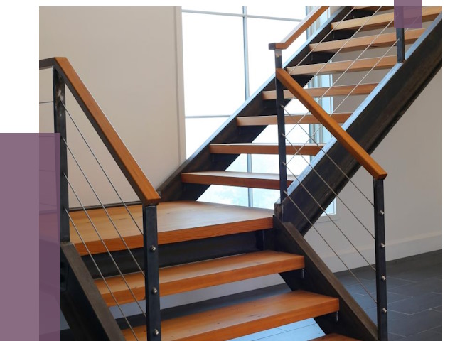 Изготовление лестниц на металлокаркасе в Елабуге от 18737 руб. | ПРОЛЁТ-Лбг