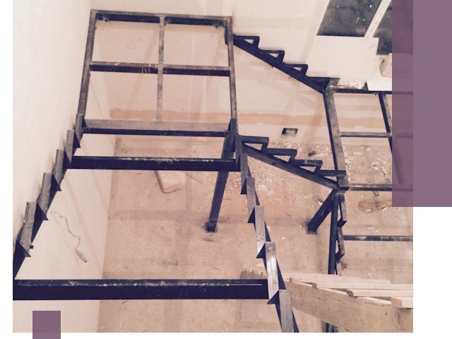 Монтаж лестниц на металлокаркасе в Елабуге быстро и качественно