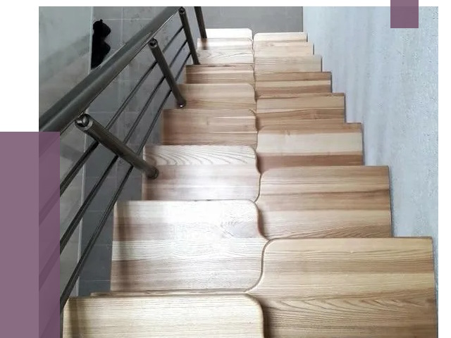 Лестницы гусиный шаг в Елабуге от 12913 руб. под ключ | ПРОЛЁТ-Лбг