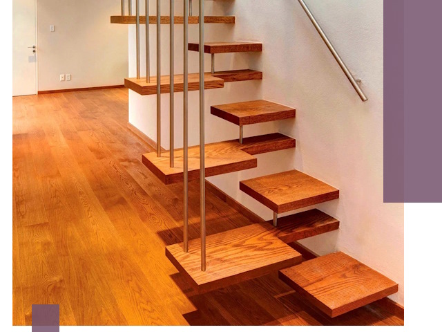 Лестницы «гусиный шаг» на заказ в Елабуге для узких пространств