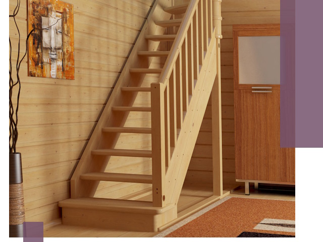 Лестницы эконом класса под ключ в Елабуге — недорого и быстро