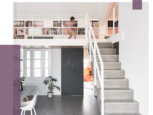 Лестницы для двухуровневой квартиры в Елабуге от 174708 руб. | ПРОЛЁТ-Лбг