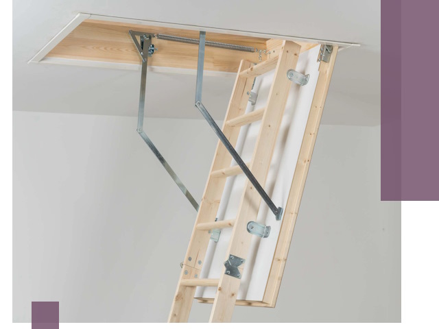 Установка чердачной лестницы под ключ в Елабуге