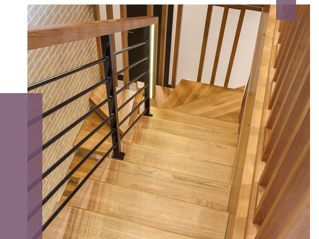 Лестницы из ясеня в Елабуге под ключ от 9925 руб. 