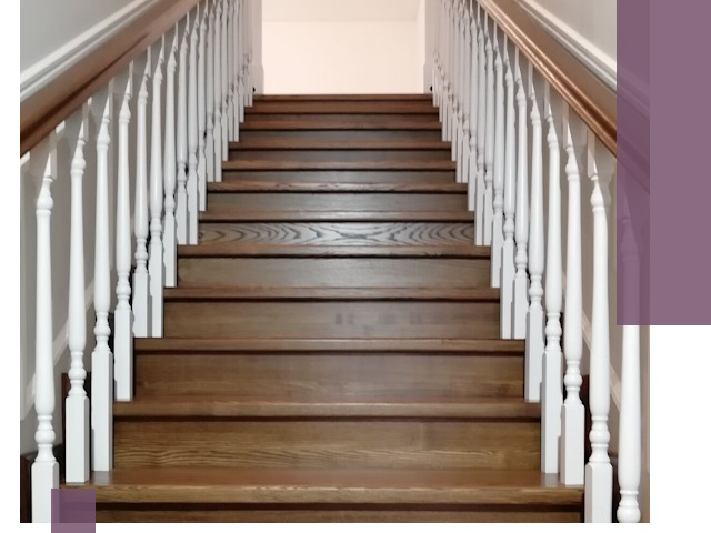 Лестницы из ясеня на заказ в Елабуге — изготовление и монтаж