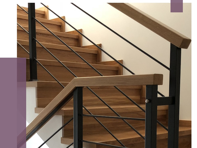 Обшивка металлической лестницы деревом в Елабуге от 4304 руб. 