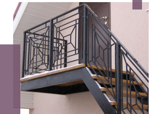 Металлические перила в Елабуге от 4254 руб.  | ПРОЛЁТ-Лбг