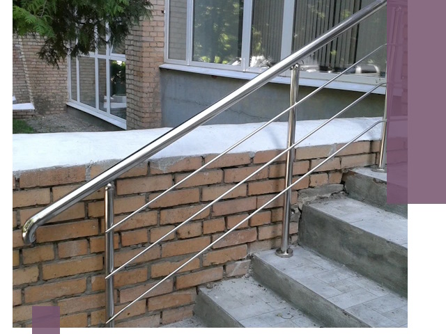 Перила из нержавеющей стали высокого качества в Елабуге