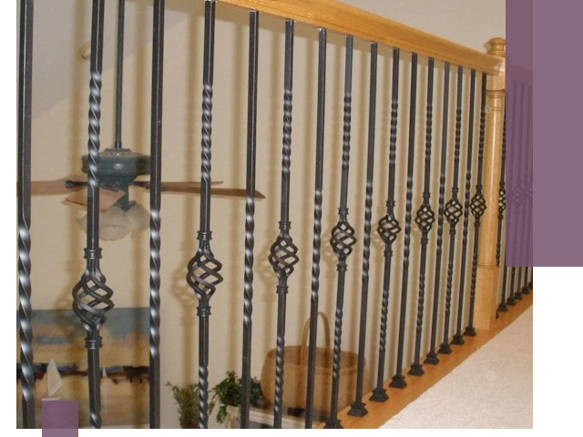 Изготовление и монтаж кованных перил в Елабуге под ключ