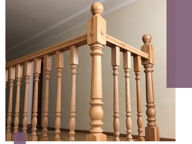 Деревянные перила на заказ в Елабуге: монтаж и изготовление