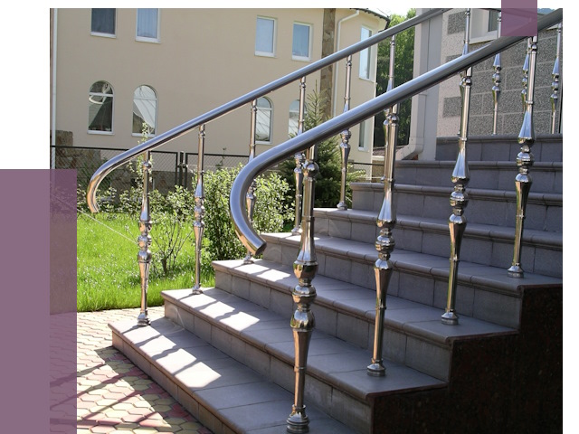 Перила для крыльца в Елабуге от 10634 руб. — монтаж ПРОЛЁТ-Лбг