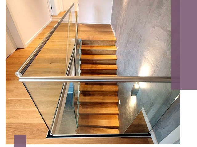 Перила для лестницы в доме — изготовление и монтаж в Елабуге