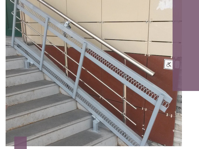 Изготовление откидных пандусов под ключ в Елабуге