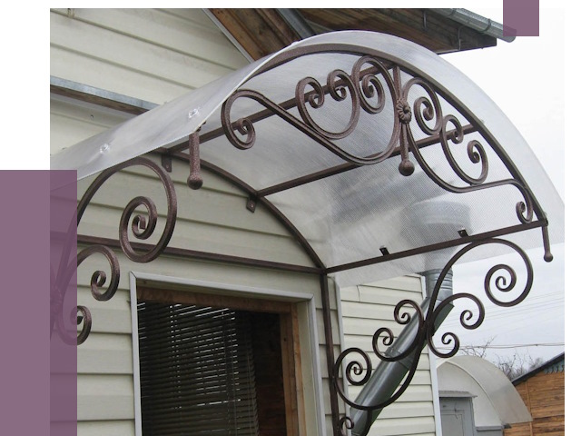 Изготовление козырьков в Елабуге от 7292 руб. — заказать | ПРОЛЁТ-Лбг