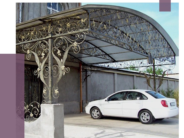 Кованые навесы в Елабуге от 14432 руб. | ПРОЛЁТ-Лбг