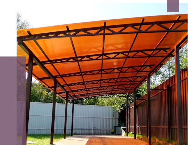 Односкатные навесы под ключ в Елабуге от 13014 руб. 