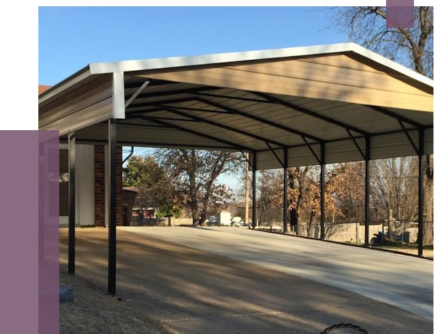 Двускатные навесы в Елабуге от 7950 руб.  | ПРОЛЁТ-Лбг