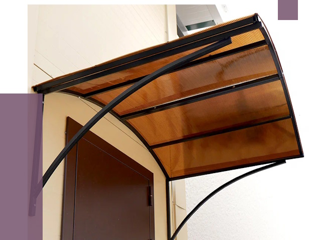 Недорогие козырьки в Елабуге от 7515 руб.  | ПРОЛЁТ-Лбг