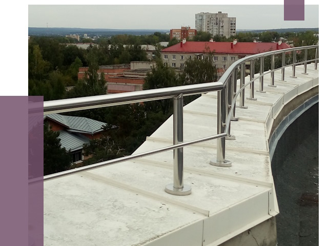 Парапеты и ограждения кровли в Елабуге от 4912 руб. 
