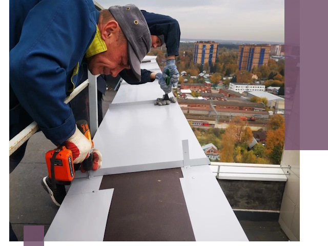 Монтаж парапетов в Елабуге — установка прочных металлических ограждений