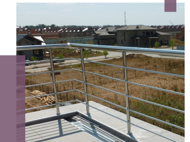 Парапеты из нержавеющей стали в Елабуге от 7900 руб. за м² | ПРОЛЁТ-Лбг