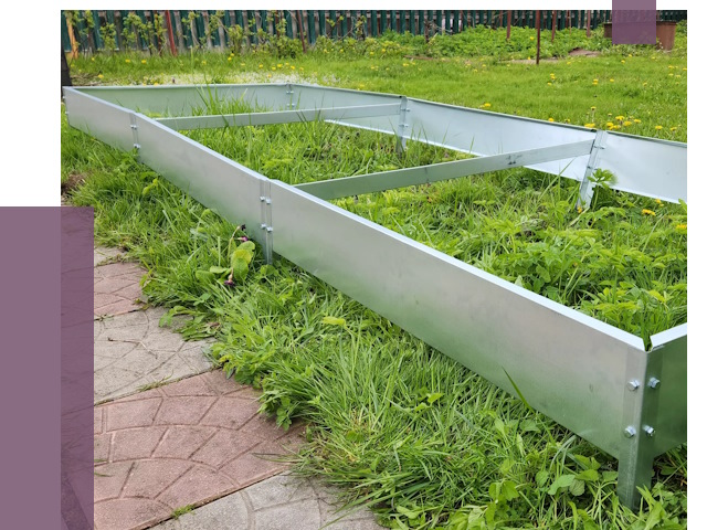 Металлические бордюры для грядок в Елабуге от 1772 руб. 