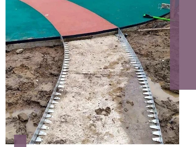 Металлические бордюры для дорожек в Елабуге — монтаж и изготовление