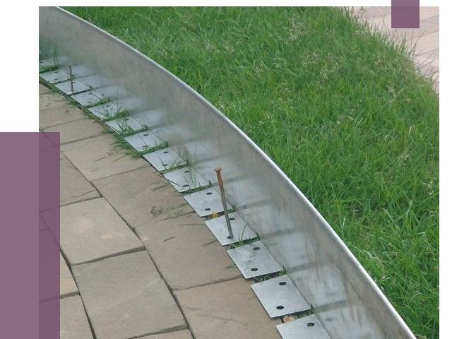 Металлические бордюры для тротуаров в Елабуге от 8609 руб.