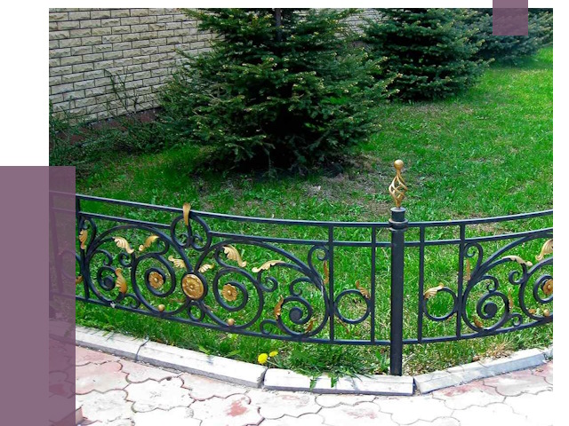 Кованые газонные ограждения в Елабуге от 7545 руб. — ПРОЛЁТ-Лбг